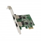 Dual 2.5 Gigabit Ethernet PCI-E Network Expansion Card RJ45 LAN Adapter Low Profile Bracket SD-PEX