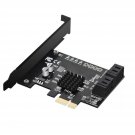 Pcie 2.0 X 1 To Sata 4 Port Adapter Card Marvell Chipset Without Raid For Ipfs Mining And Adding S
