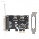 Print Port Lpt Card For Dos Windows Mac Linux , Pcie To Parallel Port Card Pci E Lpt Printer Card