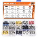 450 Pieces Computer Standoffs Spacer Screws Assortment Kit For Hard Drive Computer Case Motherboar