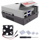 Raspberry Pi 4 Case, Raspberry Pi 4 Case With Cooling Fan, Raspberry Pi 4 Heatsink, Retro Gaming N