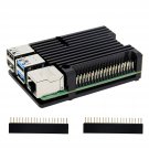 Geekworm for Raspberry Pi 4 Armor Case, Pi 4 Computer Model B Armor Aluminum Alloy Passive Cooling