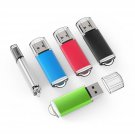5 Pack 32Gb Usb 2.0 Flash Drive Memory Stick Thumb Drives (5 Mixed Colors: Black Blue Green Red Si