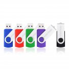 KOOTION 5 Pack 4GB USB Flash Drive 4GB Thumb Drive USB Drive 4GB Jump Drive Memory Stick Pen Drive