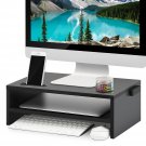 Monitor Stand Riser, 16.5 Inch 2 Tier Computer Monitor Stand, Printer Shelf Stand For Laptop Compu