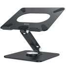 Lsx7 Laptop Stand With 360° Rotating Base, Ergonomic Adjustable Notebook Stand, Riser Holder Compu