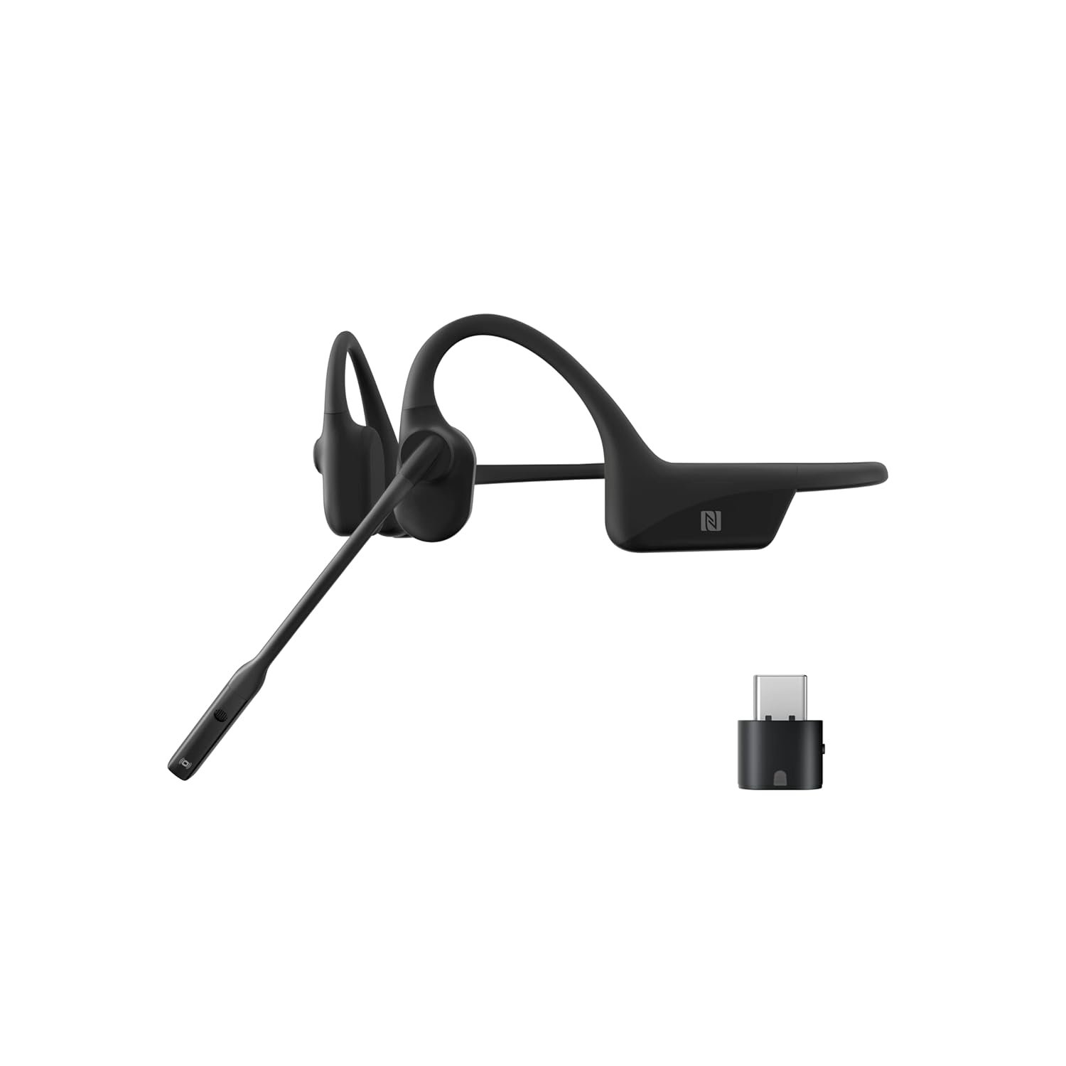 Opencomm Uc Bone Conduction Bluetooth Stereo Computer Headset With Loop110 Usb-C Adapter-Wireless