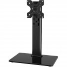Single Monitor Stand Fits Max 32 Inch/22 Lbs Computer Screen, Free Standing Monitor Desk Stand, Mo