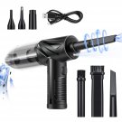 Compressed Air - Keyboard Cleaner - 3 In 1 Electric Air Duster & Mini Computer Vacuum & Cordless I