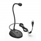 Fifine Usb Computer Microphone, Plug &Play Desktop Condenser Pc Laptop Mic,Mute Button With Led In