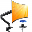 Ultrawide Single Monitor Arm Desk Mount Fits 13 To 35 Inch, Single Monitor Mount With Usb, Height