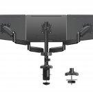 Triple Monitor Mount, 3 Monitor Stand Desk Mount For Three Max 32 Inch Computer Screens, Support 2