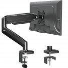 Single Monitor Desk Mount, Adjustable Gas Spring Monitor Arm Support Max 32 Inch, 4.4-17.6Lbs Scre