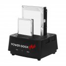 Usb 3.0 To Dual Bay Sata/Ssd Hard Drive Dock W/ Offline Clone Function. Compatible