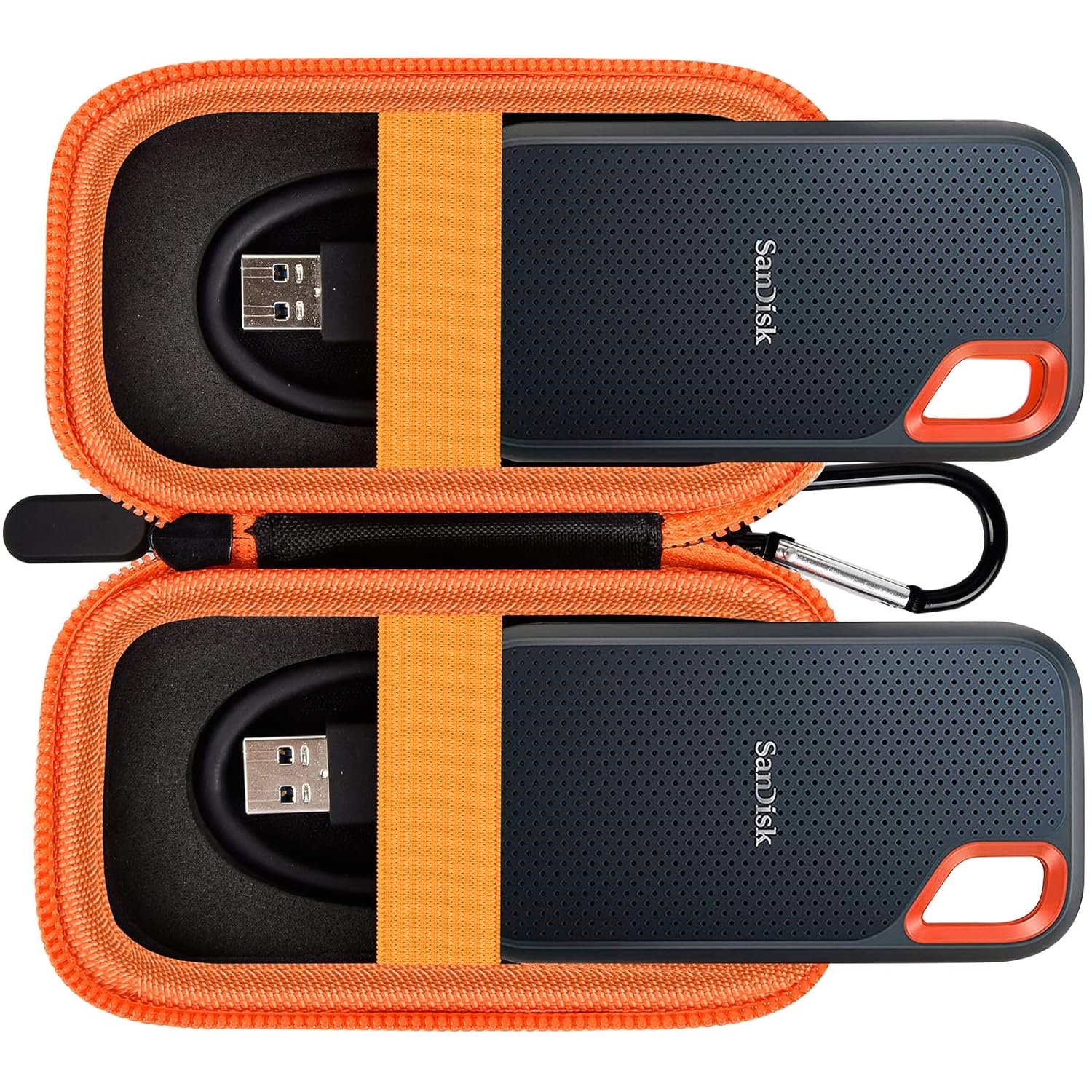 Holds 2 Ssd Hard Drive Case Compatible With Sandisk 1Tb/2Tb/250Gb/500Gb Extreme Portable External