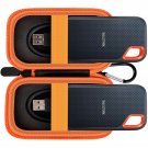 Holds 2 Ssd Hard Drive Case Compatible With Sandisk 1Tb/2Tb/250Gb/500Gb Extreme Portable External