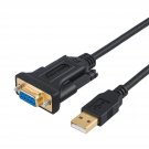 CableCreation USB to RS232 Serial Adapter (FTDI Chip), 6.6 Feet USB to DB9 Female Converter Cable