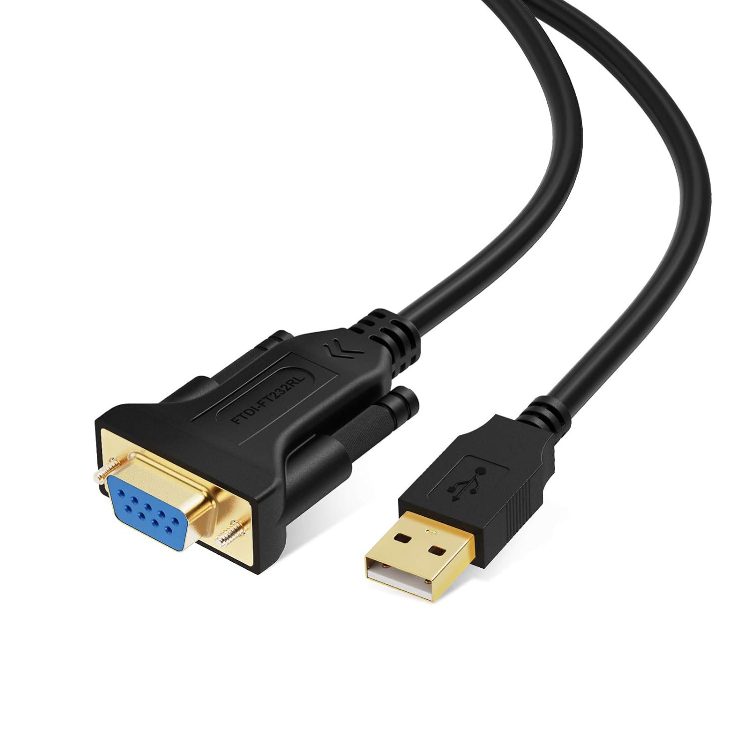 CableCreation USB to RS232 Serial Adapter (FTDI Chip), 3.3 Feet USB to DB9 Female Converter Cable