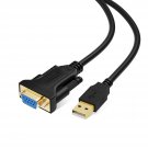 CableCreation USB to RS232 Serial Adapter (FTDI Chip), 3.3 Feet USB to DB9 Female Converter Cable