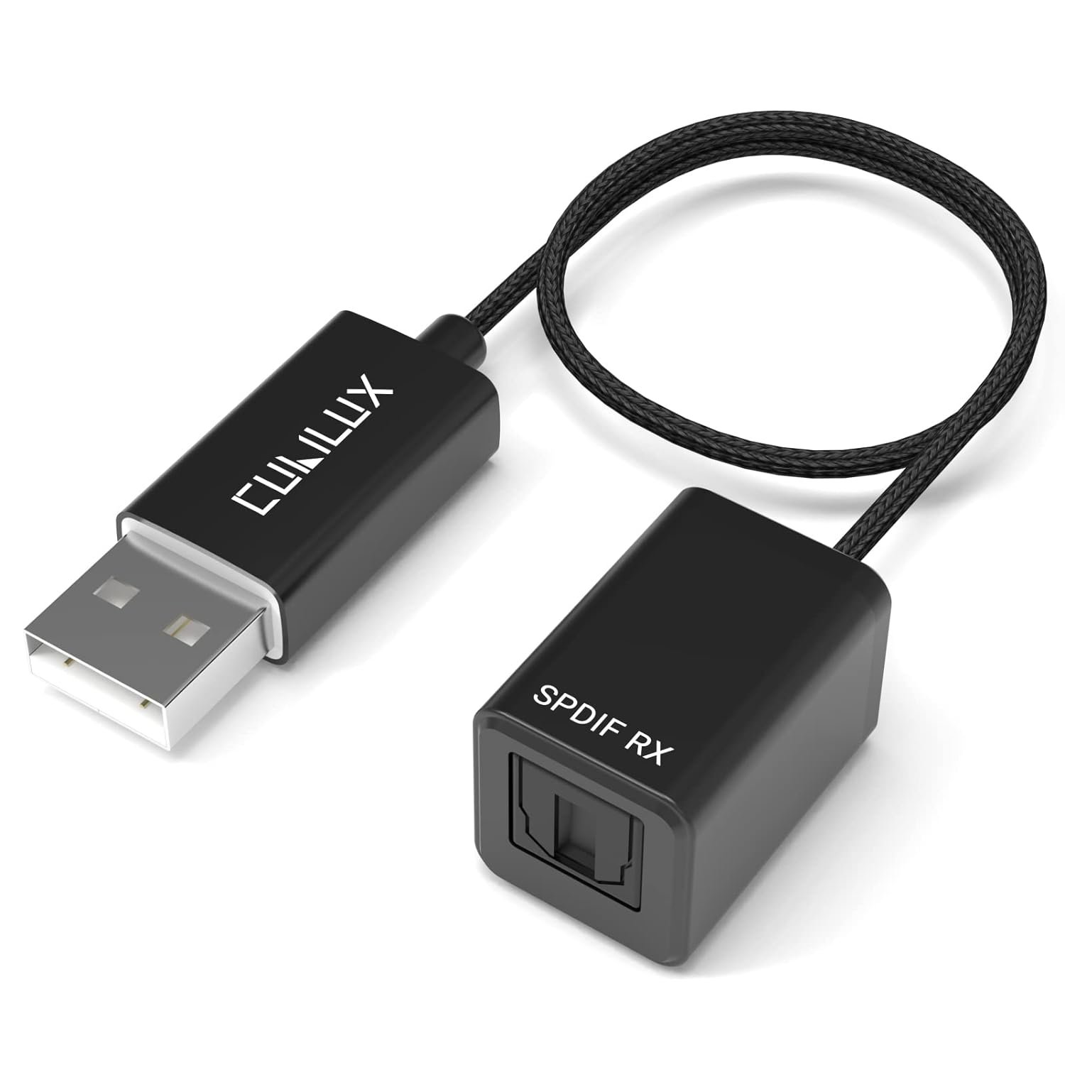 Usb A Spdif Input Adapter For Pc, Usb Optical Line-In Dongle For Mac, Toslink To Usb Receiver, Usb