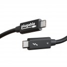 Thunderbolt 4 Cable [Thunderbolt Certified] 3.2Ft Usb4 Cable With 100W Charging, Single 8K Or Dual