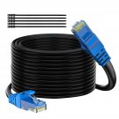 Cat 6 Outdoor Ethernet Cable 300 Ft, Gbps Heavy Duty Internet Cable (From 25-300 Feet) Support Poe