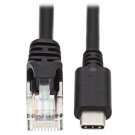 Tripp Lite USB-C to RJ45 Serial Rollover Cable (M/M), Connect to Cisco Modem/Router/Serial-Based D