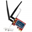 Wireless N 2.4Ghz 300Mbps Pcie Wireless Network Adapter For Windows 11, 10, 8.1, 8, 7, Xp (32/64Bi