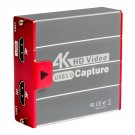 Usb3.0 4K Hdmi Video Capture Card, 1080P 60Fps Hd Game Capture Device Cam Link With Hdmi Passthrou