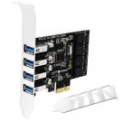 Pcie 4-Ports Superspeed 5Gbps Usb 3.0 Expansion Card For Windows 11, 10, 8.X, 7, Vista, Xp Desktop