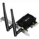 Wifi 6E 5400Mbps Tri-Band Pcie Wifi Adapter For Windows 11, 10 64Bit And Linux Kernel 5.1+ Desktop