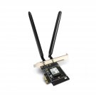 Tenda WiFi 6E Card(E33), AXE5400 Tri-Band Wireless PCIE WiFi Card for Desktop PC with Bluetooth 5.