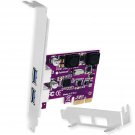 2 Ports Superspeed 5Gbps Usb 3.0 Pci Express Expansion Card For Windows 11, 10, 8.X, 7, Vista, Xp