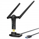1200Mbps Long Range Usb Wifi Adapter For Pc Desktop Laptop Of Windows 11/10/8.1/8/7, Usb Wireless