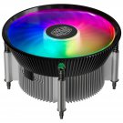 Cooler Master i70C LGA1700 ARGB Intel Low-Profile CPU Air Cooler, Anodized Black Aluminum Fins, Co
