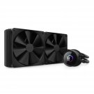 NZXT Kraken 280 - 280mm AIO CPU Liquid Cooler - RL-KN280-B1 - Customizable 1.54" Square LCD Displa