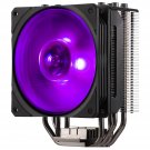 Cooler Master Hyper 212 RGB Black Edition CPU Air Cooler, SF120R RGB Fan, 4 CD 2.0 Heatpipes, Anod