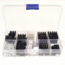 100Pcs Heatsink Assortment Kit Small Cooler Aluminum Heatsink Set For Cooling Pc Laptop Ps5 M.2 Cp