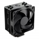 Cooler Master Hyper 212 Black CPU Air Cooler, Silencio FP120 PWM Fan, Anodized Gun-Metal Brushed N