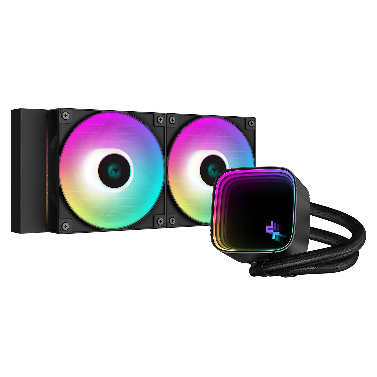 DeepCool LS520 SE Liquid Cooler 240mm 4th Gen Dual-Chamber Pump 3100RPM 280w TDP AIO Cooler Anti-L