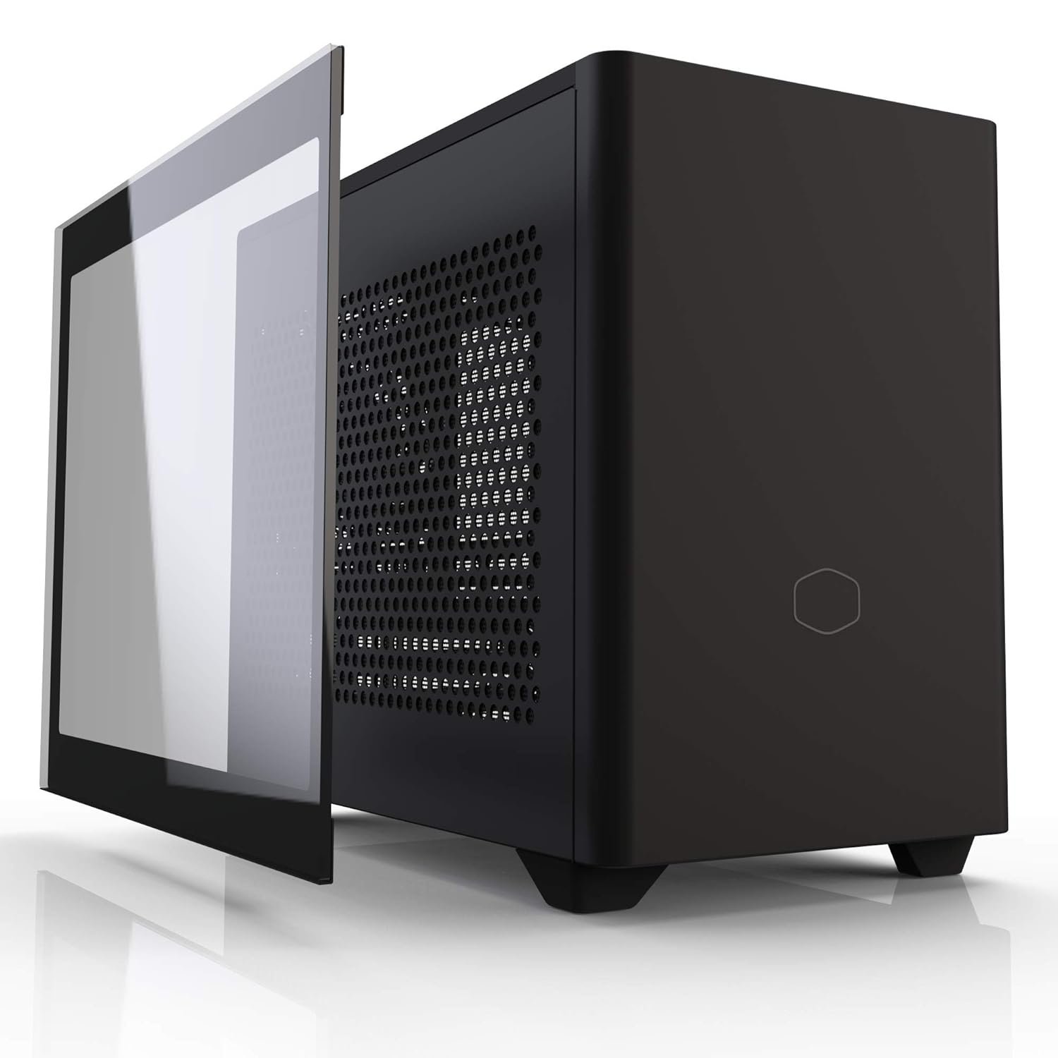 Cooler Master NR200P SFF Small Form Factor Mini-ITX Case, Tempered Glass or Vented Panel, Vertical