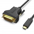 BENFEI USB C to DVI Cable, USB Type-C to DVI Cable [Thunderbolt 3] Compatible for MacBook Pro 2020
