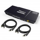 TESmart 2 Port HDMI KVM Switch, Monitor Switch for 1 Monitors 2 Computers, UHD 4K@60Hz RGB 4:4:4,