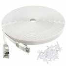 Cat 6 Ethernet Cable 60 Ft, Outdoor&Indoor, 10Gbps Support Cat7 Network, Slim Long Flat Internet L