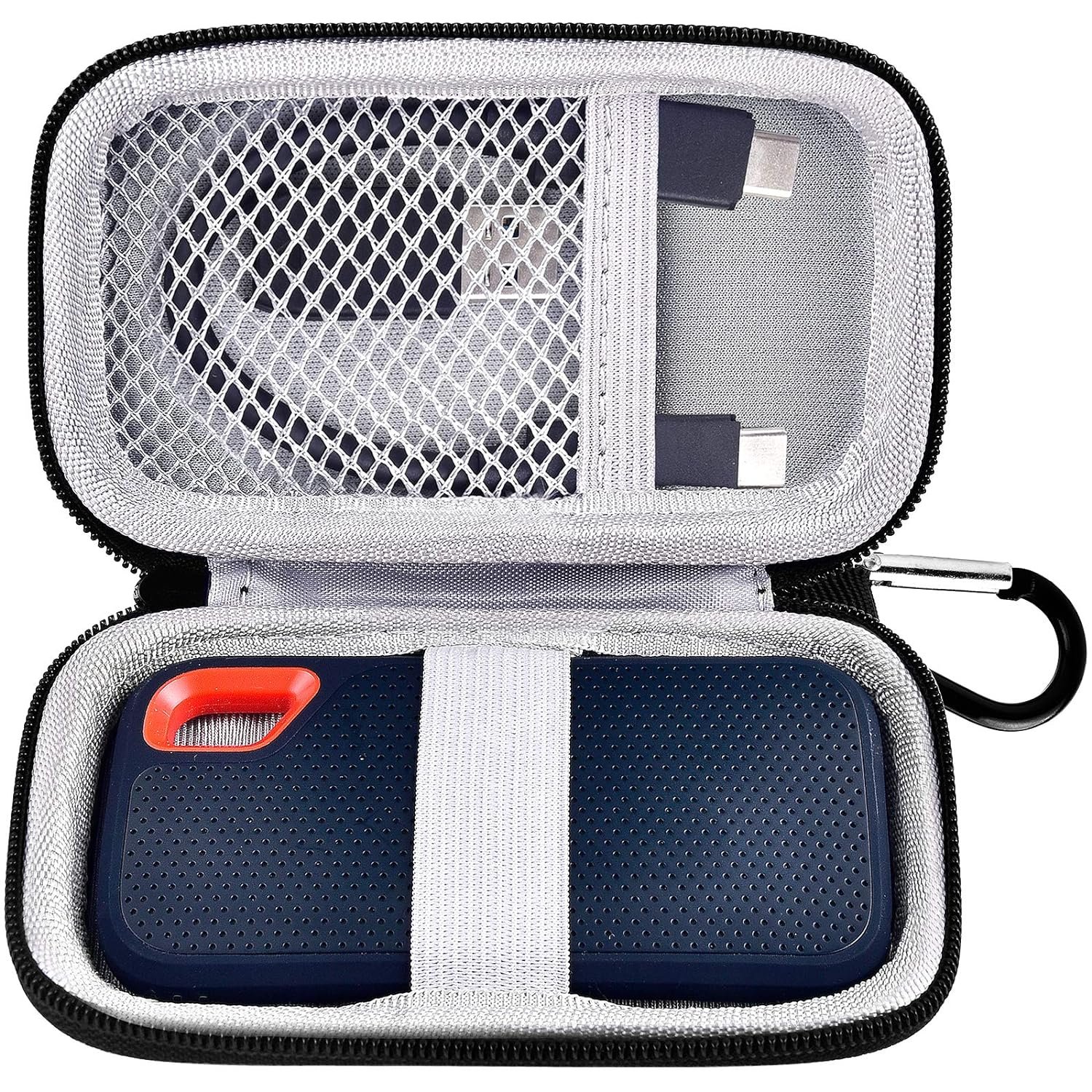 Hard Case Compatible With Sandisk 500Gb/ 1Tb/ 2Tb/ 4Tb Extreme Portable Ssd - Up To 1050Mb/S - Usb
