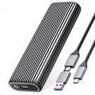 ORICO M.2 NVMe SSD Enclosure Aluminum Tool-Free Adapter, 10Gbps USB3.2 USB-C M2 Reader for M.2 PCI