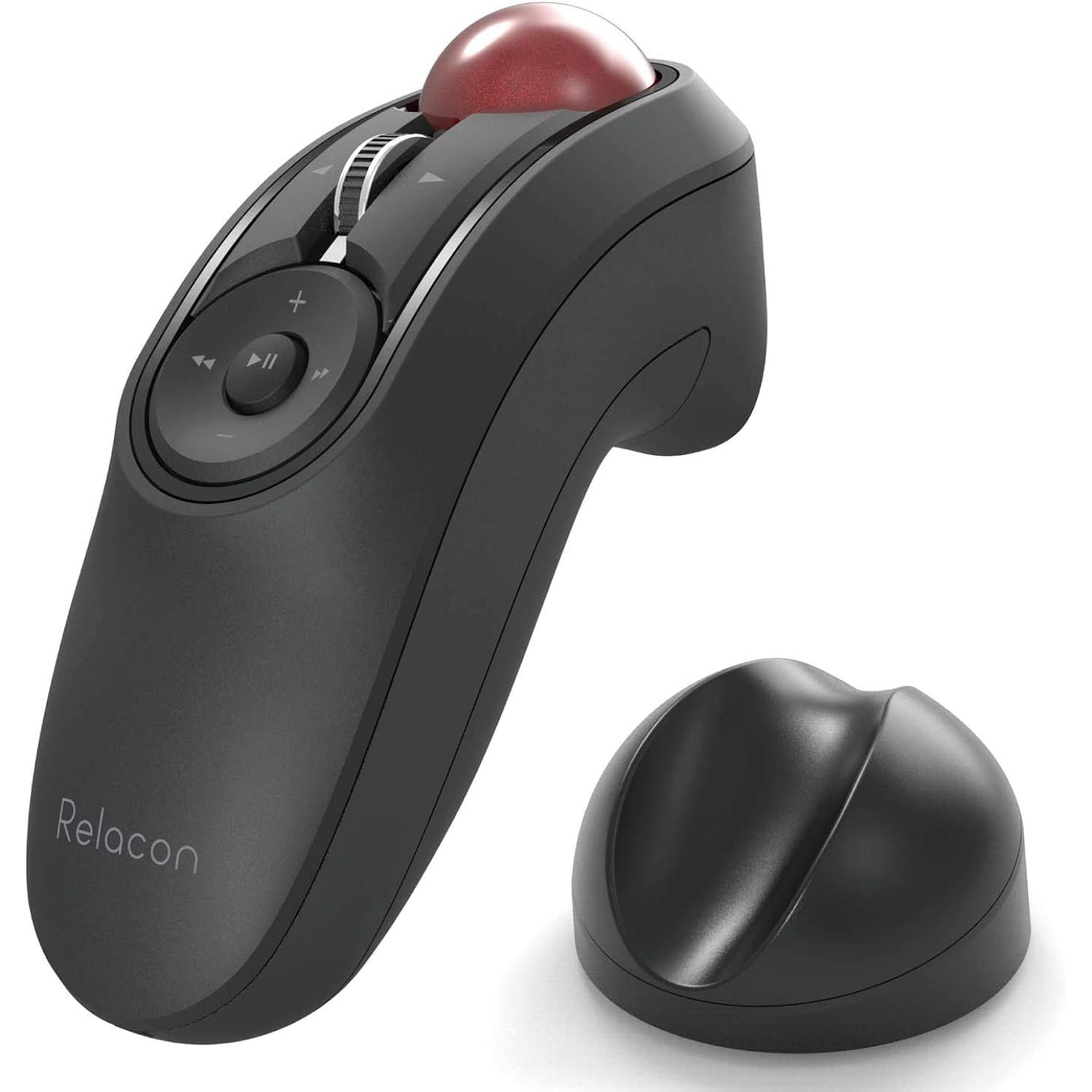 ELECOM Relacon Handheld Trackball Mouse, Thumb Control, Left Right Handed Mice, Bluetooth, 10-Butt