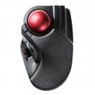 ELECOM HUGE Trackball Mouse, 2.4GHz Wireless, Finger Control, 8-Button Function, Precision Optical