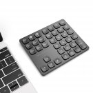 Bluetooth Number Pad, Rechargeable Wireless Numeric Keypad Slim 36-Keys External Numpad Keyboard D