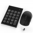Wireless Number Pad And Mouse Combo,2.4G 19 Keys Usb Wireless Numeric Keypad,3 Adjustable Mouse Sp